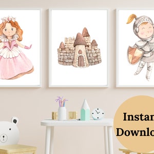 DRAGON NURSERY , mythical creatures , dragon wall art , knight nursery , baby boy nursery , knight nursery print
