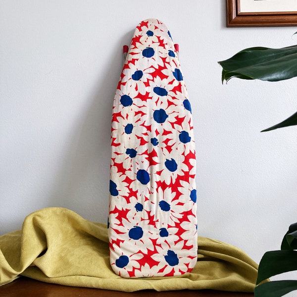 Vintage 70's Original Fabric Small Ironing Board