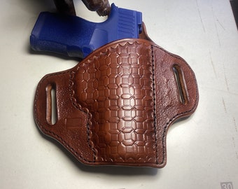 Sig P365 XL leather pancake holster right hand