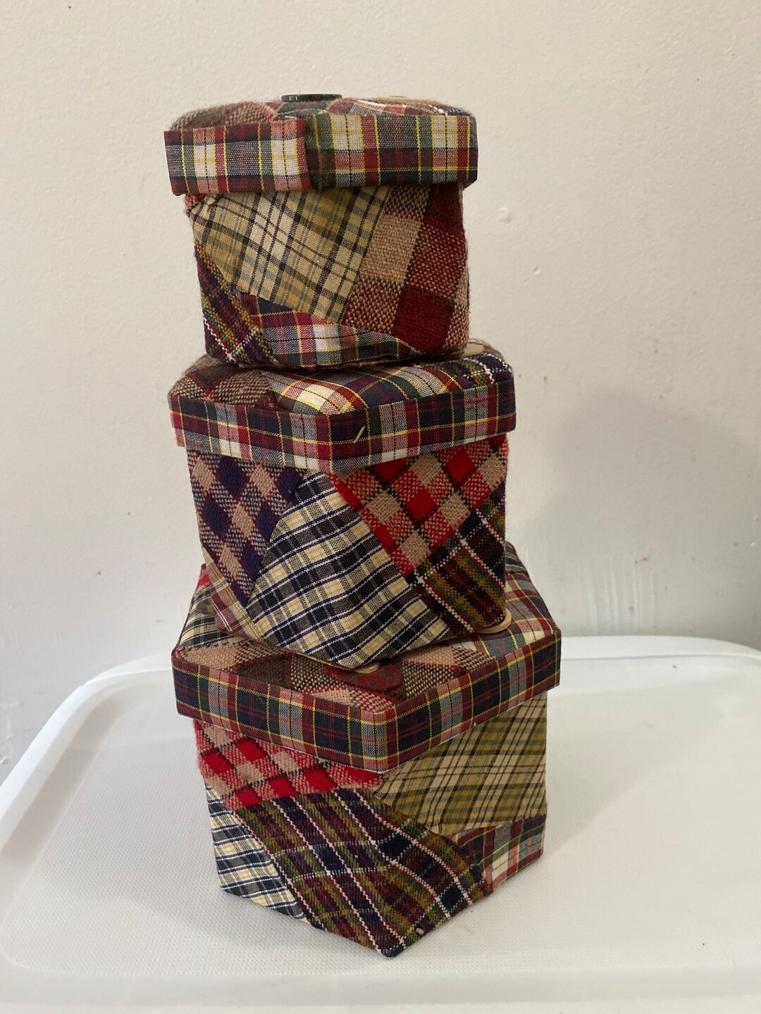 Vintage Christmas Nesting Boxes Etsy