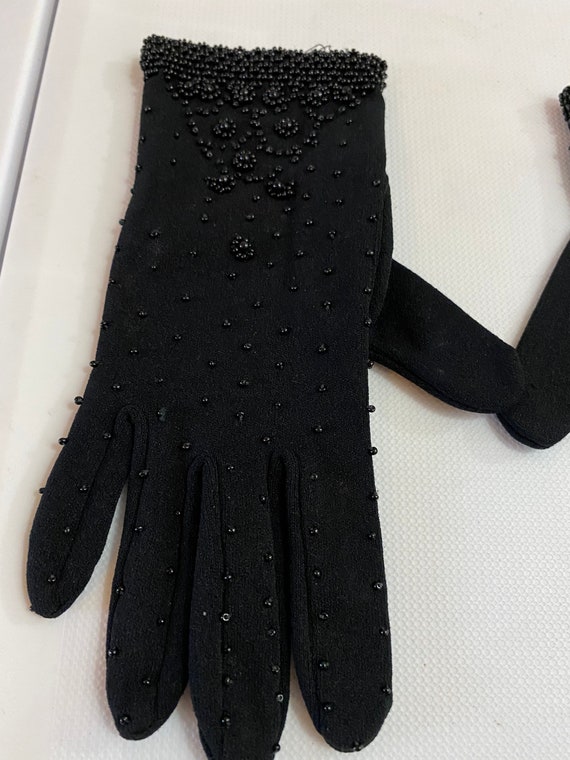 Vintage beaded gloves - image 2