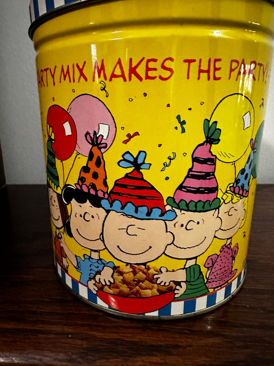 Vintage Chex Mix Party Tin Etsy