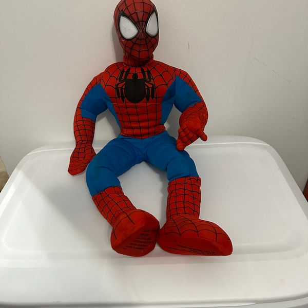 Vintage 2003 stuffed Spider-Man