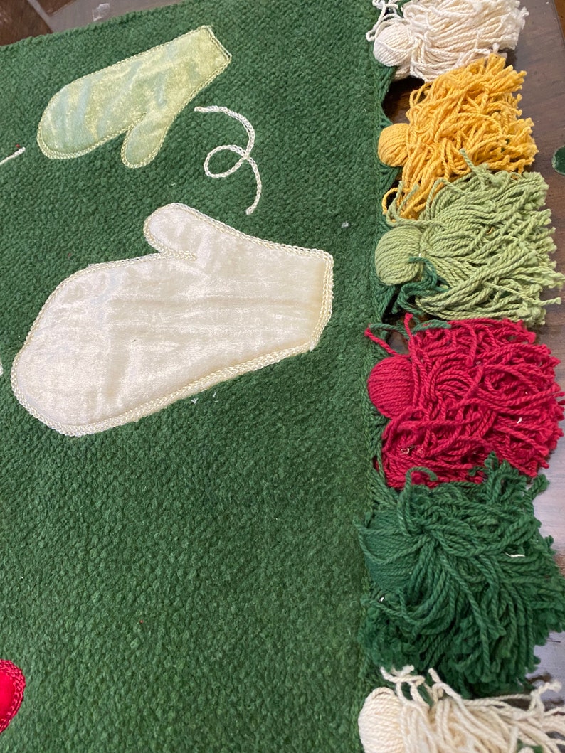 Vintage Target Christmas Rug Etsy