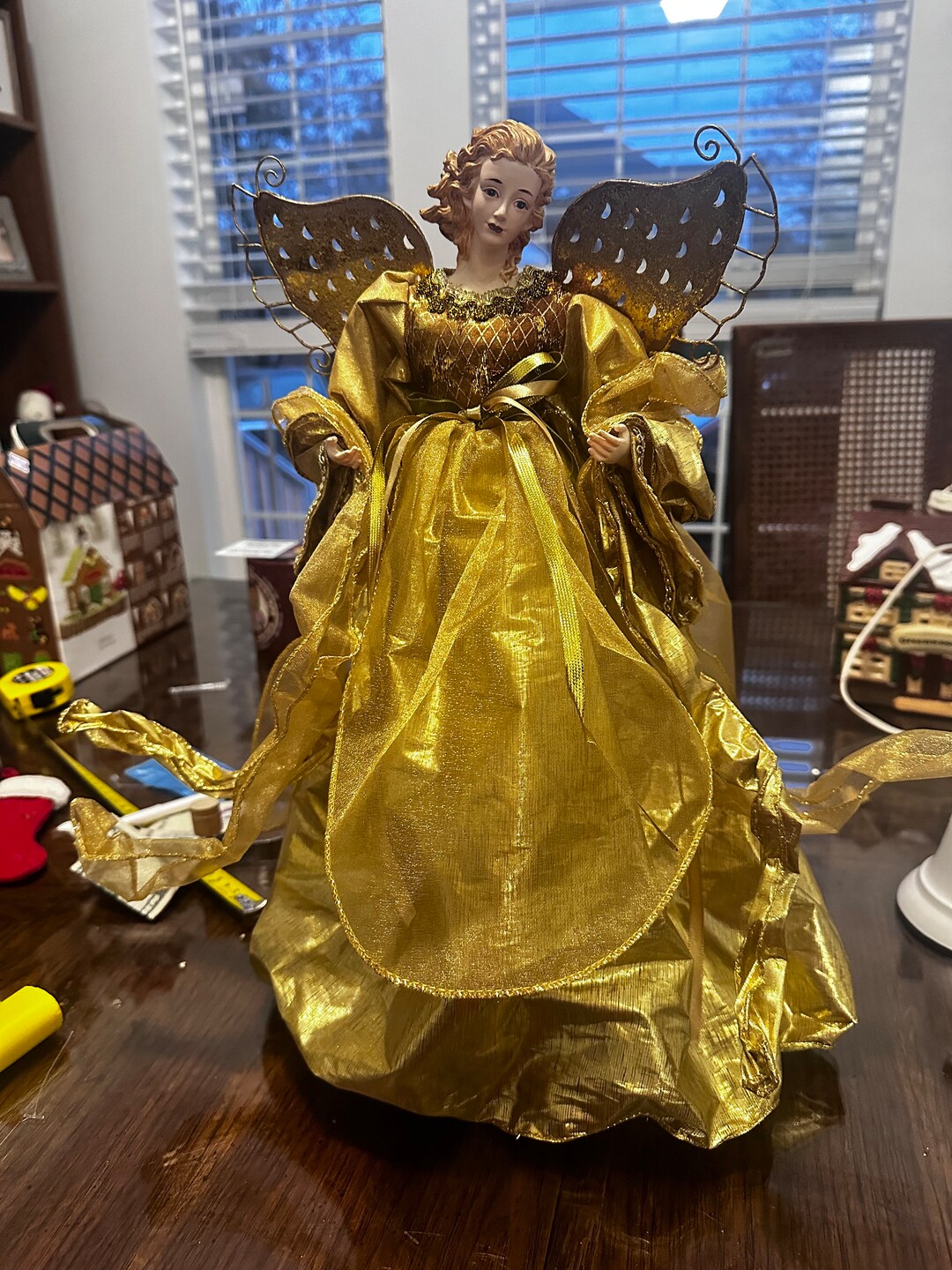 Large Gold Angel Topper Etsy
