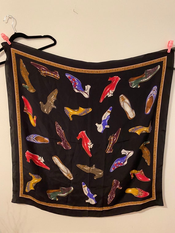 Vintage silk blend scarf - image 3