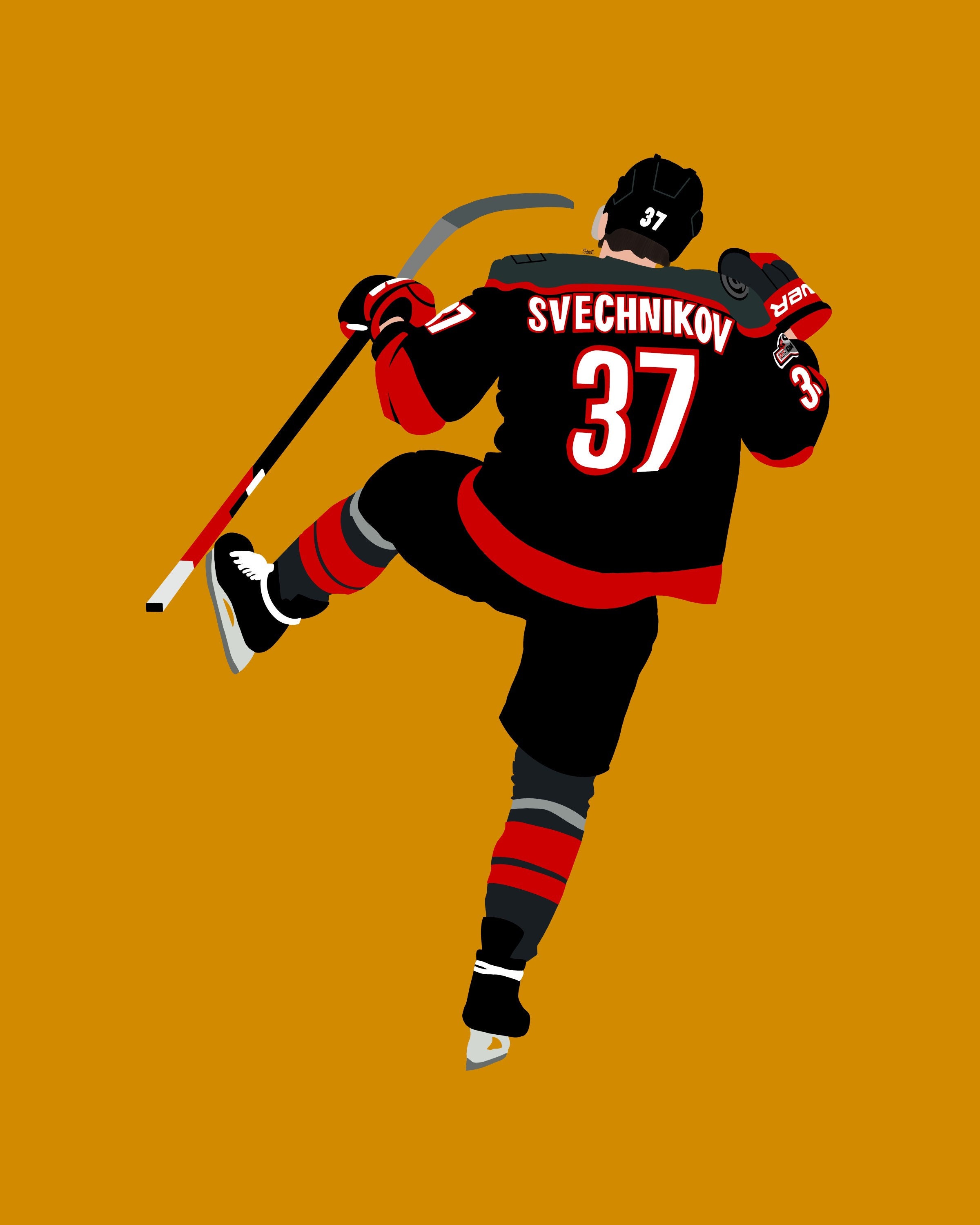 Download Andrei Svechnikov Ice Hockey Wallpaper