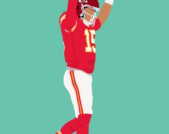 Kansas City Chiefs Patrick Mahomes print