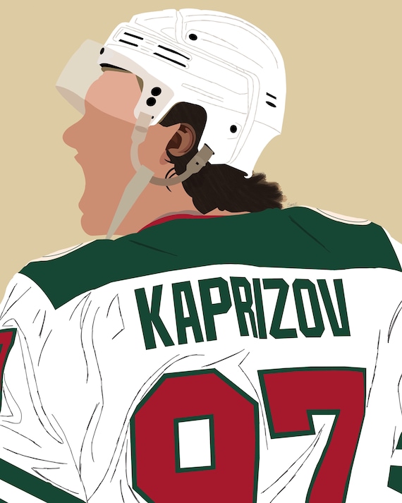 Minnesota Wild Kirill Kaprizov Print - Etsy