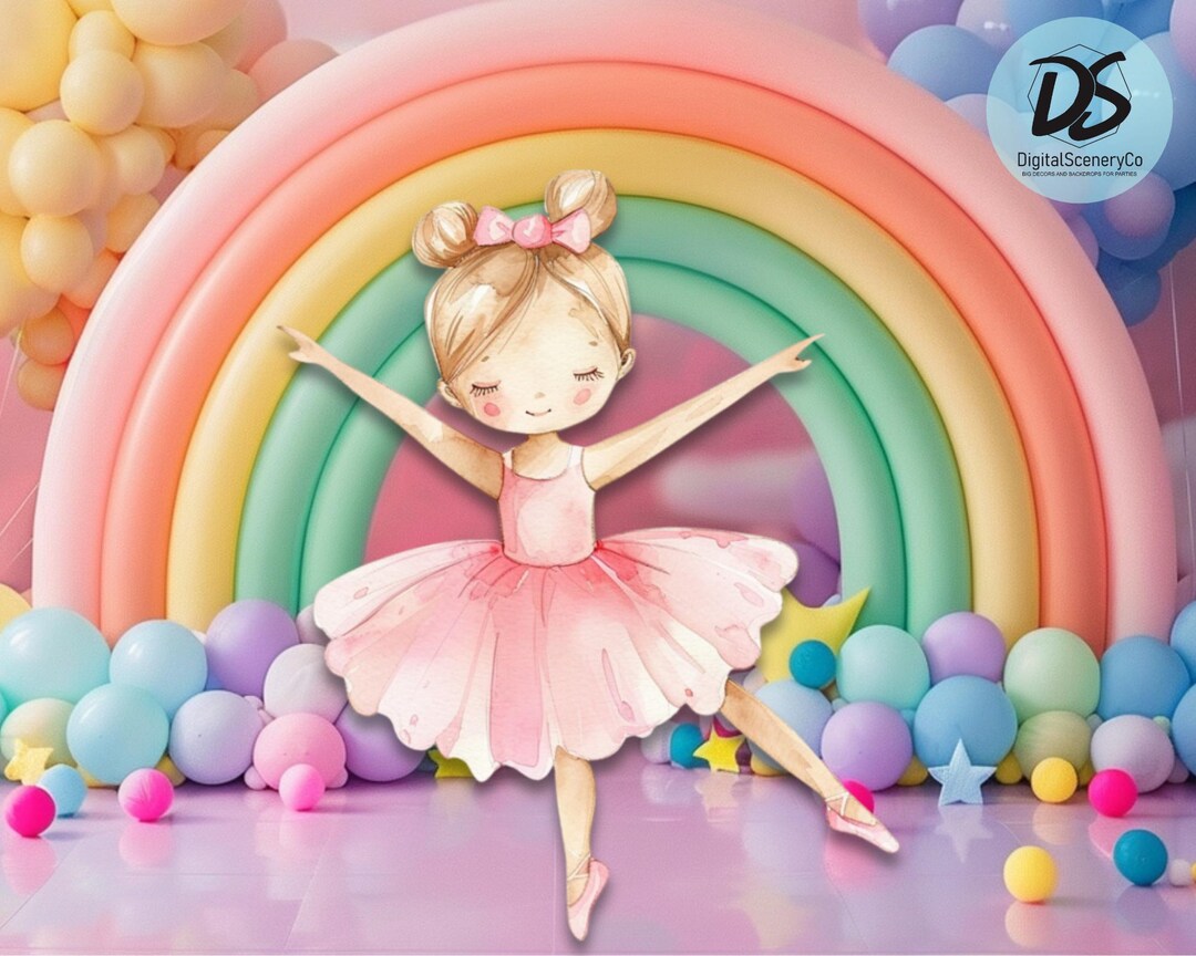 Big Decor Ballerina Cutout, Ballerina Birthday, Ballerina Party Prop ...