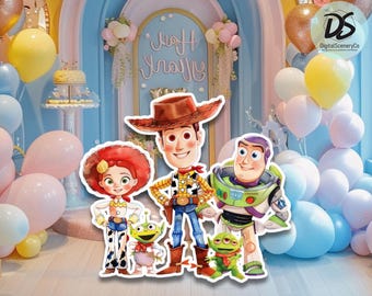 Big Decor Toy Story Cutout, Toy Story Birthday, Toy Story Party Prop, Toy story Decoration, Instant Download printable