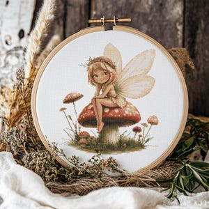 Fairy Cross Stitch Pattern, Fairy Cross Stitch, Cross Stitch Pattern, cross stitch kit, PDF Pattern