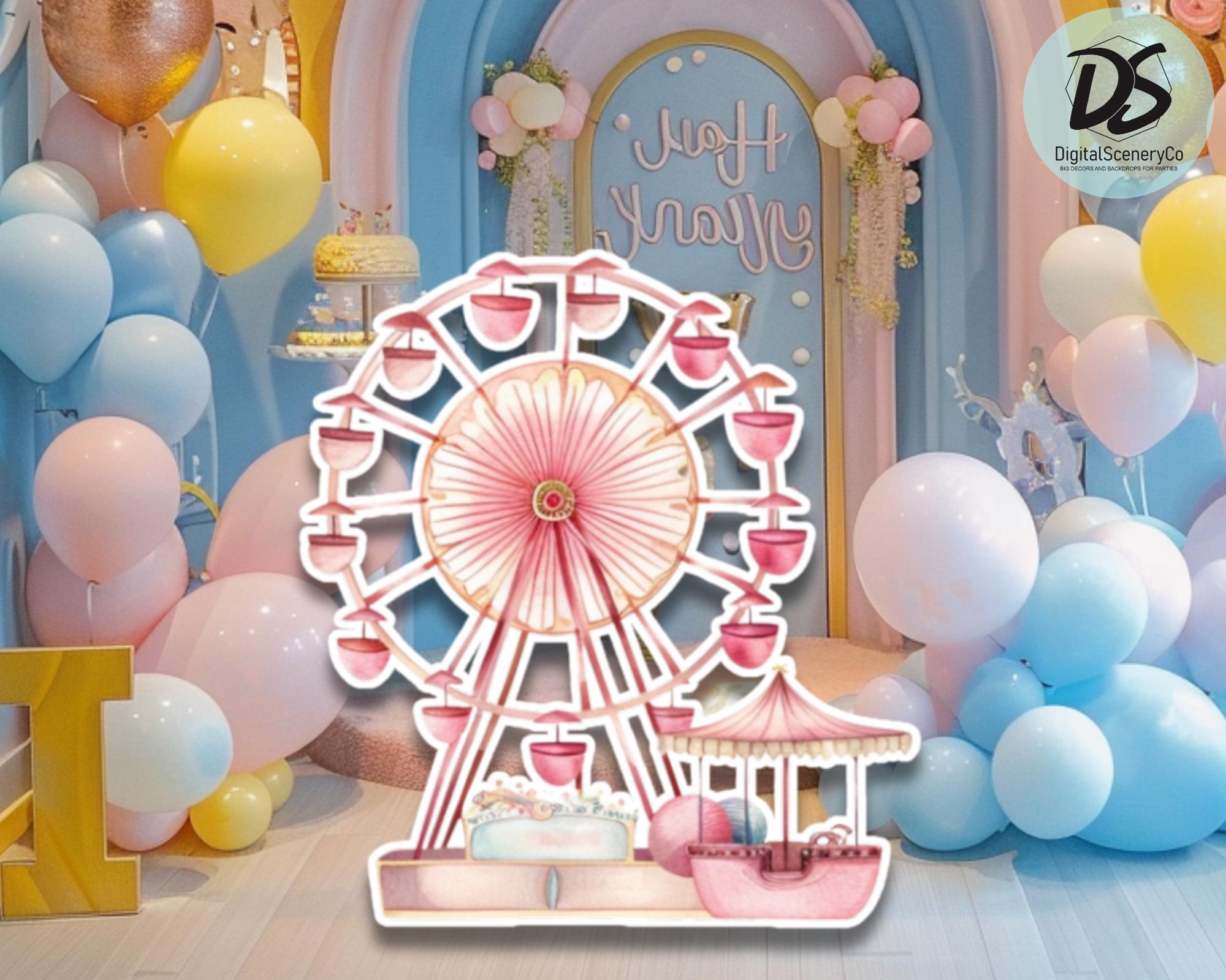 Big Decor Carnival Cutout, Carnival Birthday, Carnival Party Prop ...