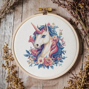 Unicorn Cross stitch Pattern, Unicorn Cross Stitch, Cross Stitch Pattern, cross stitch kit, PDF Pattern