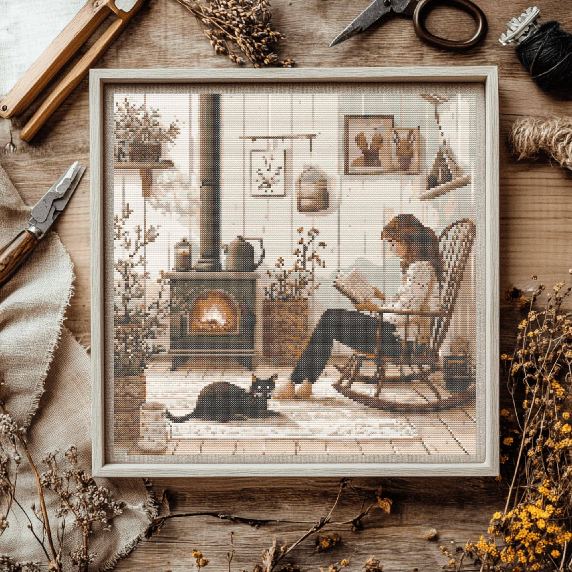 Girl Cross stitch Pattern, Girl Cross Stitch, Cross Stitch Pattern, cross stitch kit, PDF Pattern
