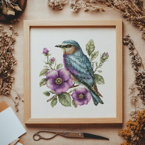 Stunning Birds Cross stitch Pattern, Bird Cross Stitch, Cross Stitch Pattern, cross stitch kit, PDF Pattern