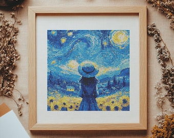 Girl Cross stitch Pattern, Girl Cross Stitch, Cross Stitch Pattern, cross stitch kit, PDF Pattern