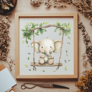 Cute elephant Cross stitch Pattern, Elephant Cross Stitch, Cross Stitch Pattern, cross stitch kit, PDF Pattern