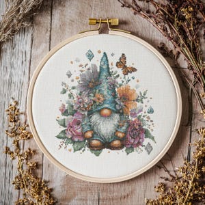 Gnome Cross stitch Pattern, Gnome Cross Stitch, Cross Stitch Pattern, cross stitch kit, PDF Pattern