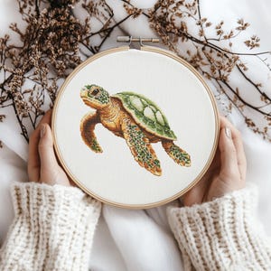 Turtle Cross stitch Pattern, Turtle Cross Stitch, Cross Stitch Pattern, cross stitch kit, PDF Pattern