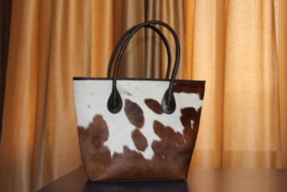 Custom Tote Bags. Printed Leather Tote Bag. Handmade.