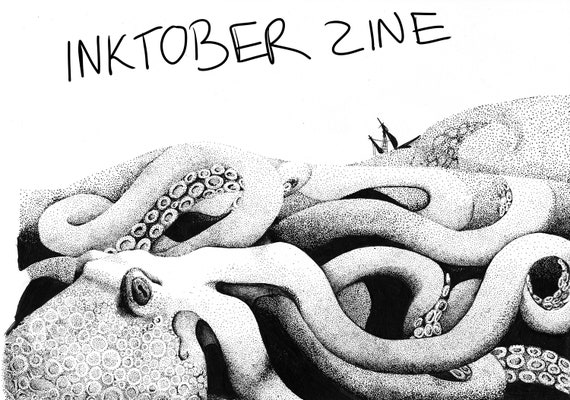 October Art Challenge zine