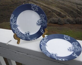 Corelle Indigo Blooms Serving Pieces 2024 www.alhudapk