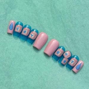 Melanie Martinez Crybaby Inspired Press On Nails - Trilogy Tour