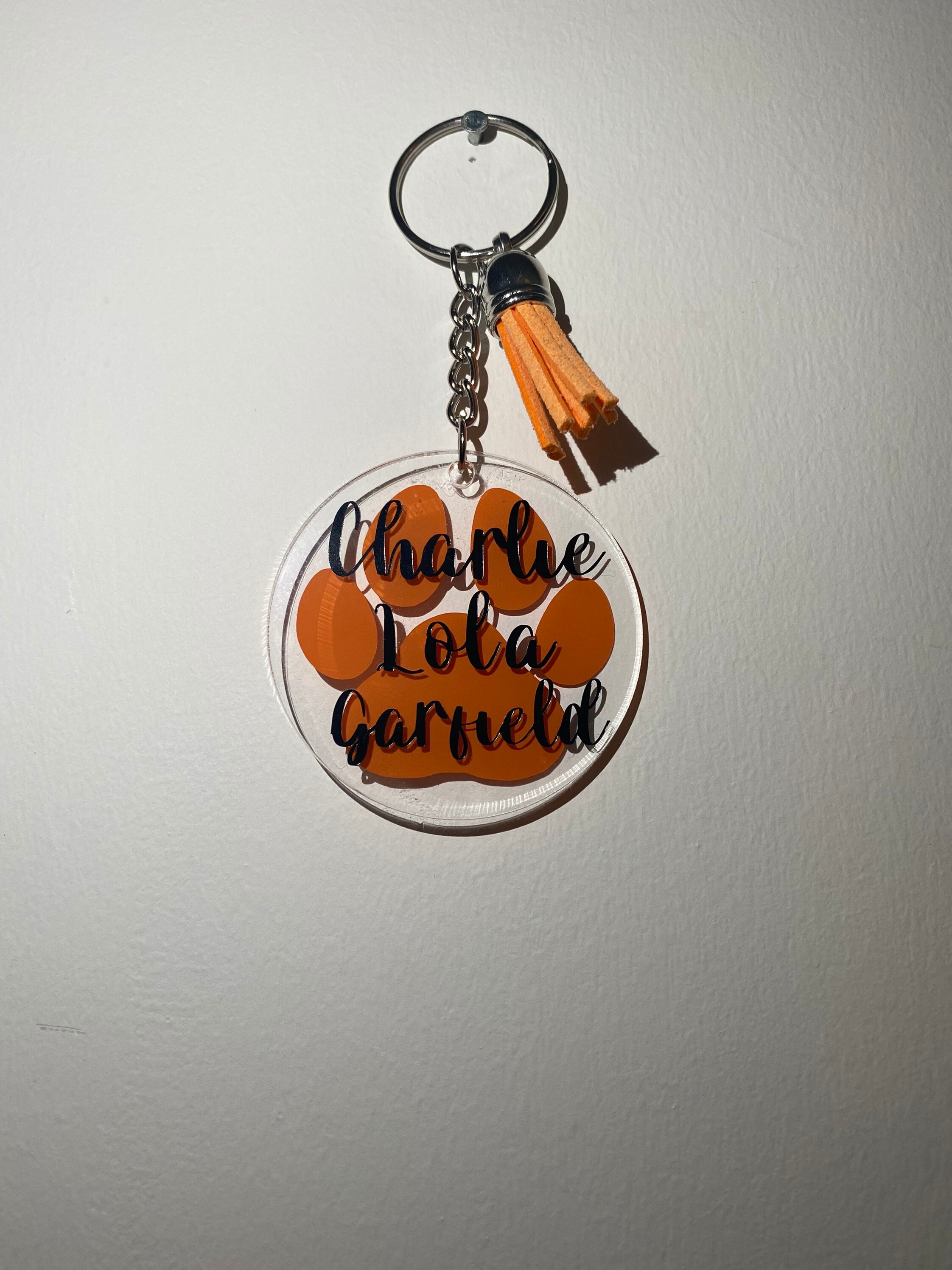 Llavero acrílico de mascotas personalizado Etsy