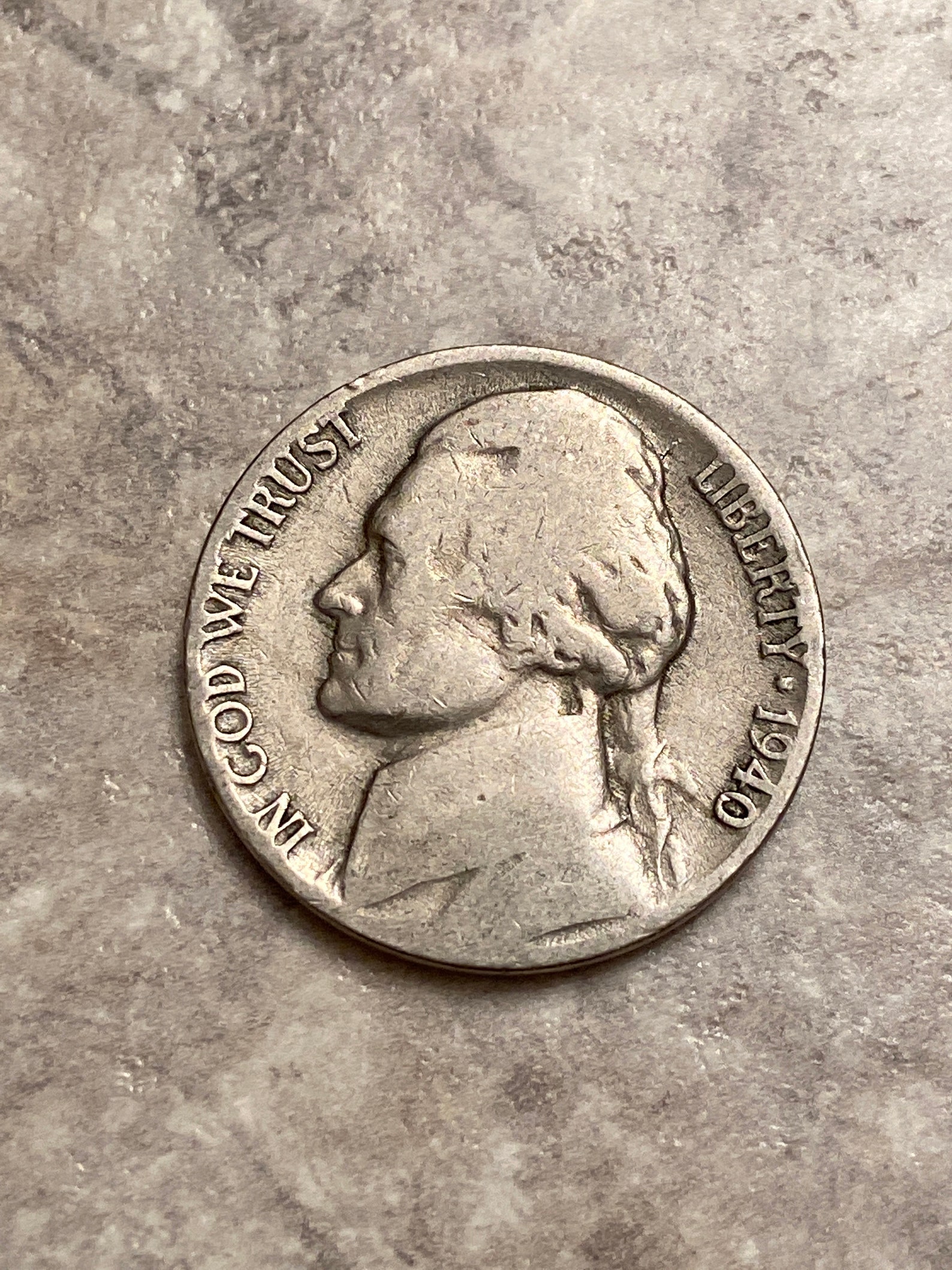 Rare 1940 Nickel No Mint Mark Etsy