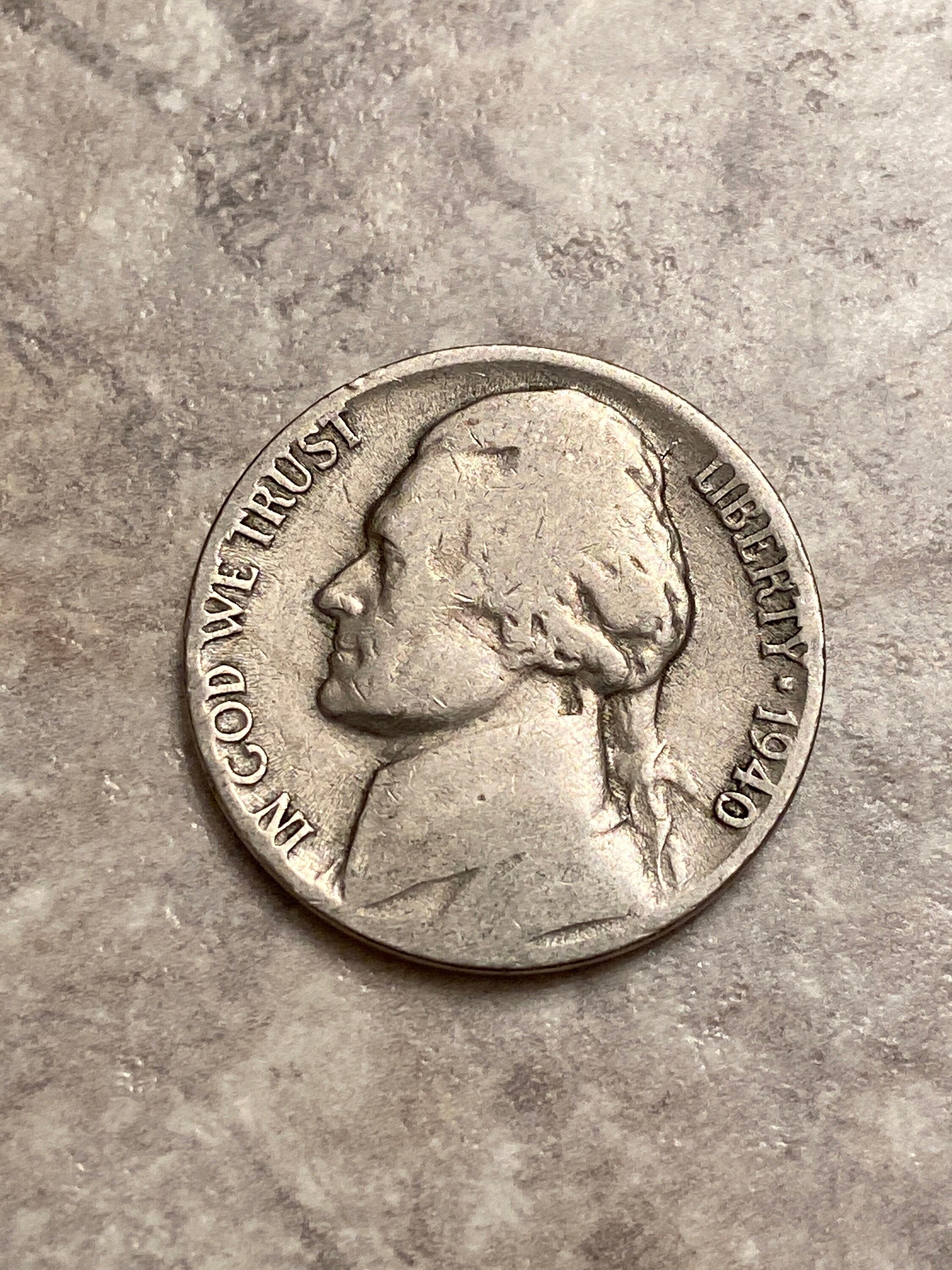 Rare 1940 Nickel no mint mark Etsy