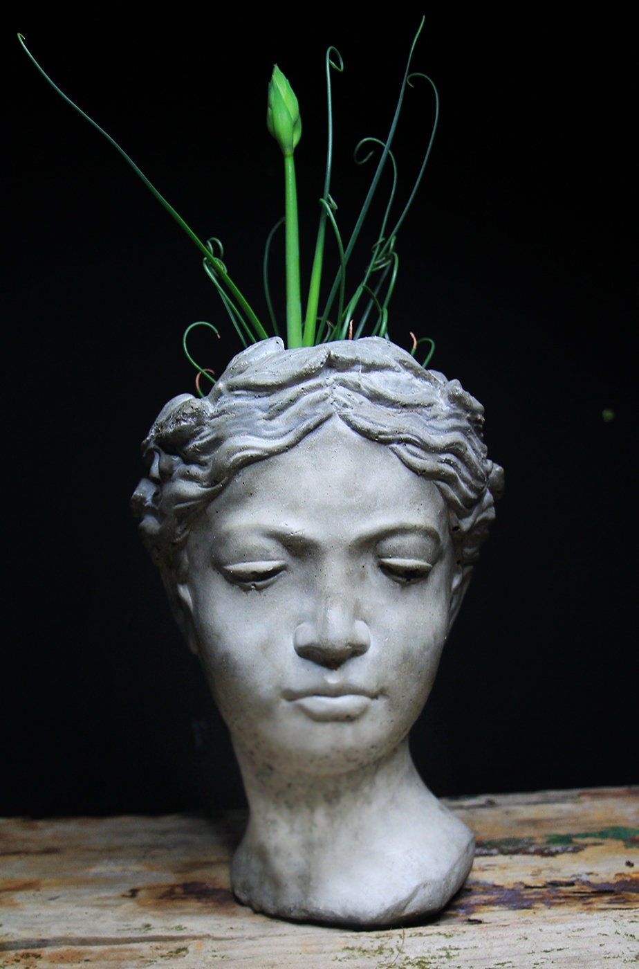 Goddess Head Planter large | Etsy