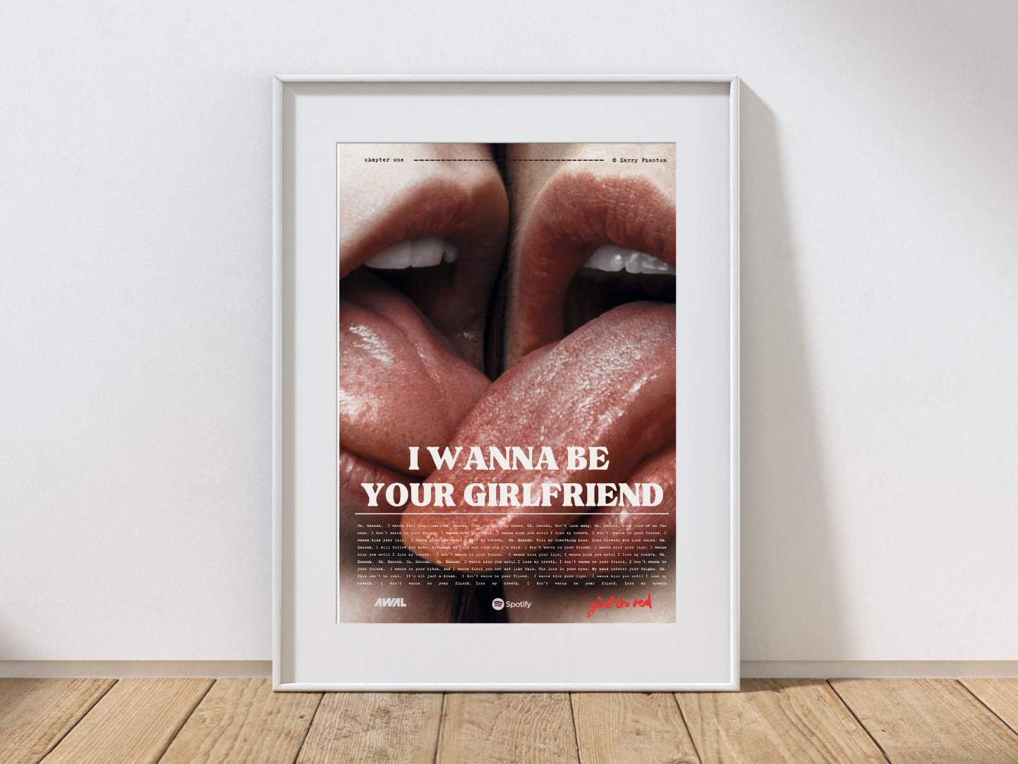 Discover Girl In Red / Lesbisch / Filmdruck / Poster