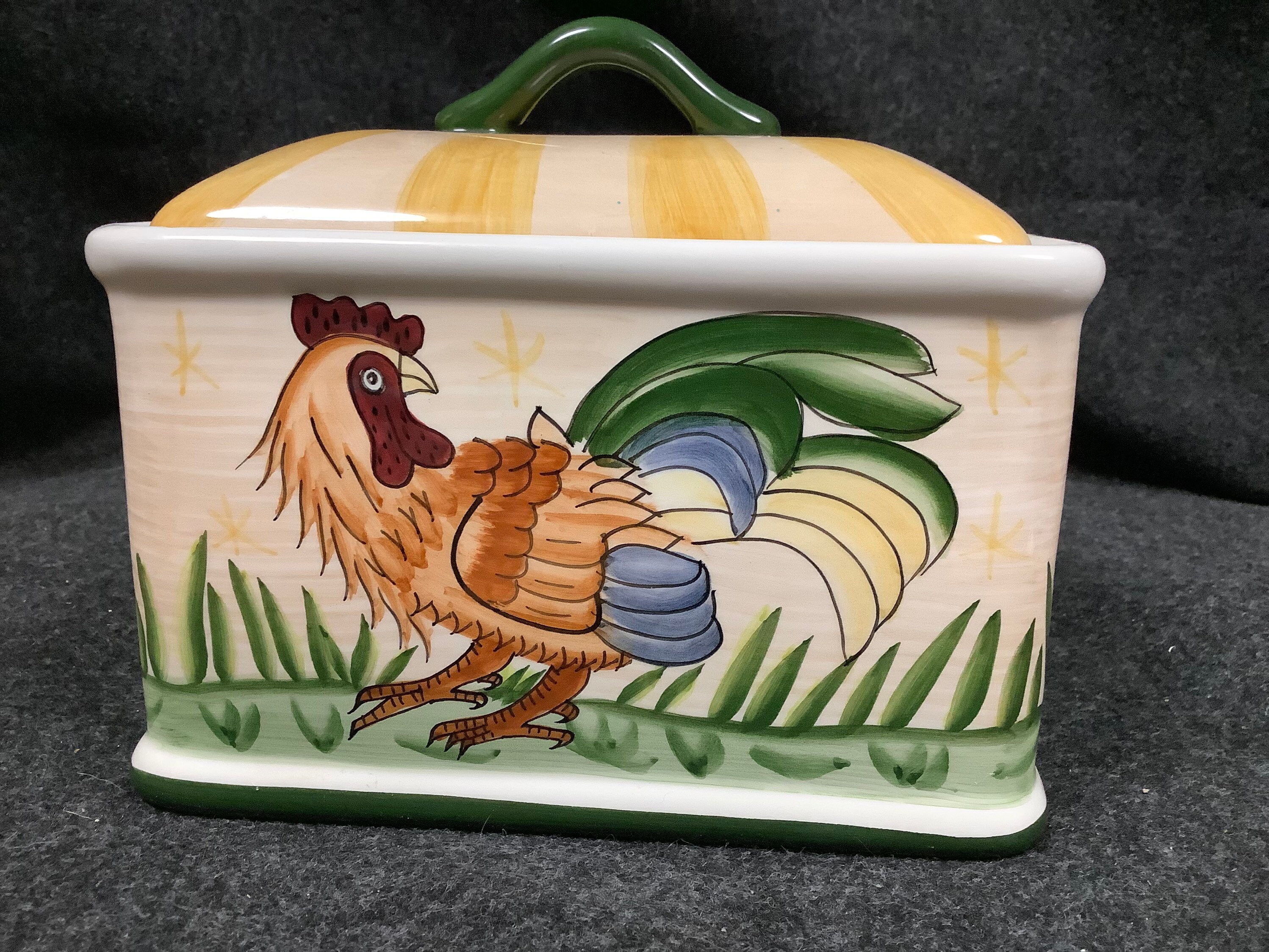 Rooster Canister/box from Jay Imports Etsy