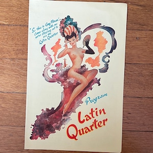 Programa del Barrio Latino - Ciudad de Nueva York, 1960