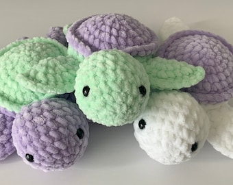 Turtle Plush / Crochet Turtle / Sea Turtle / Custom Turtles