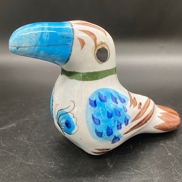 Tonala Mexican Folk Art Toucan - Signed