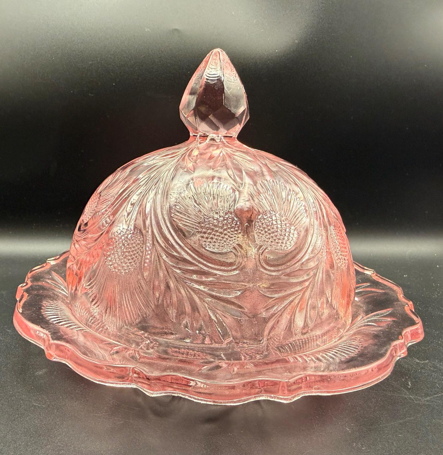 Pink Moser Glass - Etsy