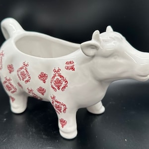 Vintage Farm House Cow Creamer, Cow Collectible, Kitchen Decor, Vintage Creamer