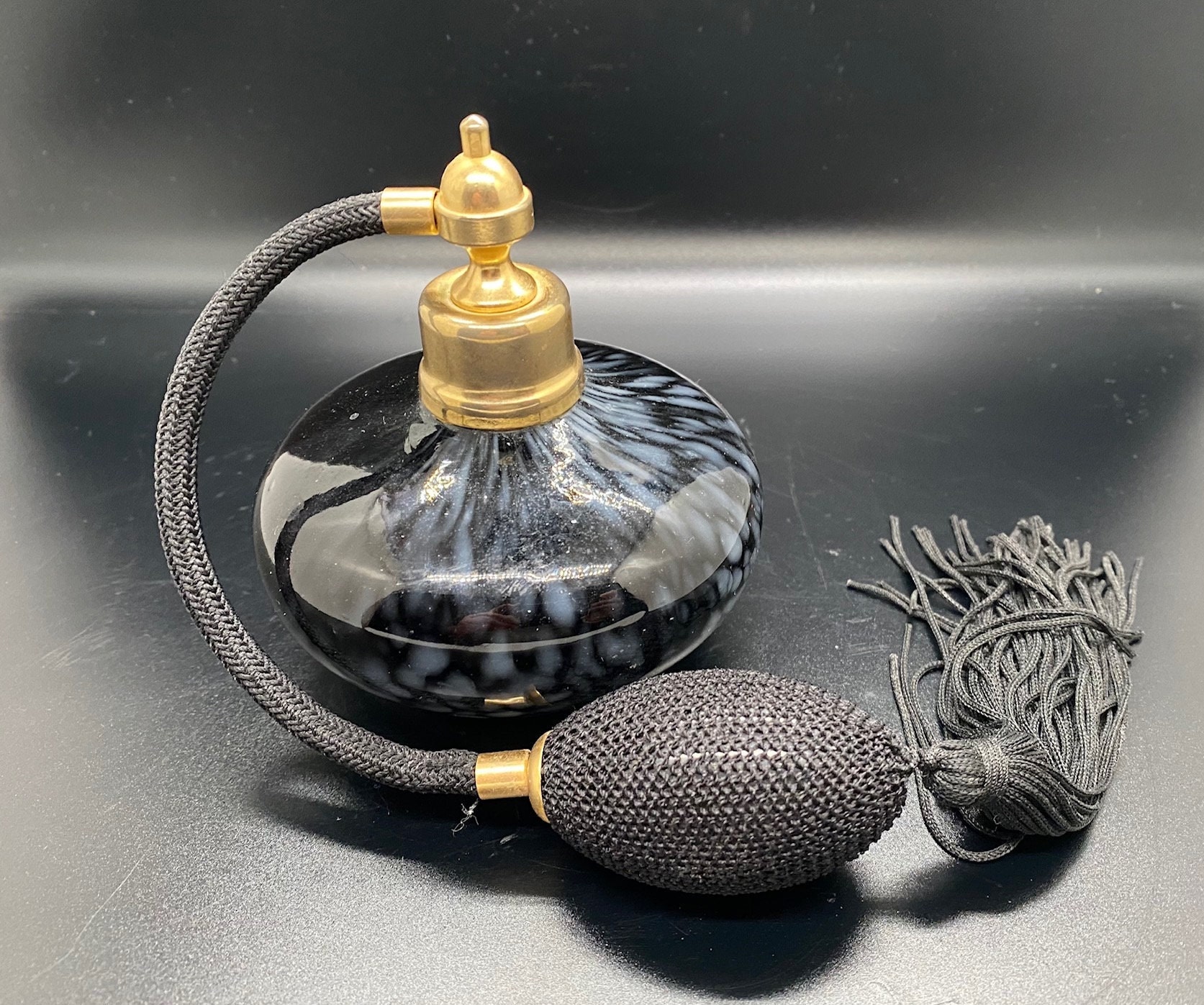 ビンテージ/Caithness /ケイスネス/スコットランド/バルブ式/香水瓶 ビンテージ/Caithness /ケイスネス/スコットランド/バルブ式