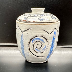 Hand Decorated Mexican Folk Art Hand Crafted Box with Lid