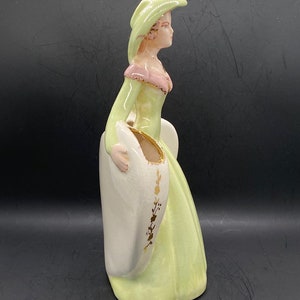 Beautiful and RARE 1940s Matie Weil Ware California Pottery Double Heart Vase, Rare Color Way, Vintage Collectible, Mother's Day Gift, MB image 5