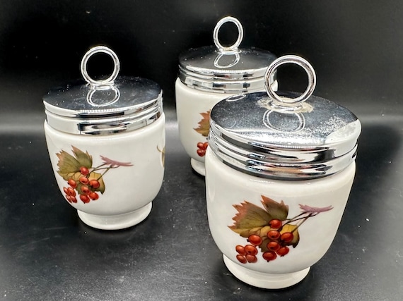 Buy Elegant Royal Worcester Egg Coddlers With Lid Made in England