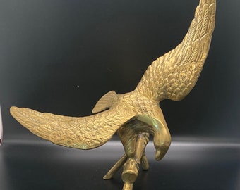 Vintage Brass Eagle, Two Different Sizes, Military Gift