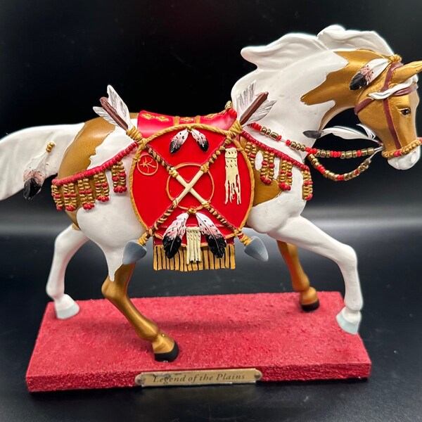 Beautiful Trail of the Painted Ponies 1E/2,111 By Artist Joani Jiannine, Enesco, Legend of the Plains, No.  4022509. OG Bar Code