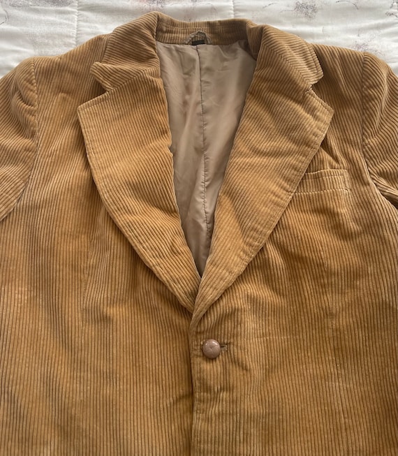 Vintage Michael Scott men’s corduroy mustard tan … - image 10