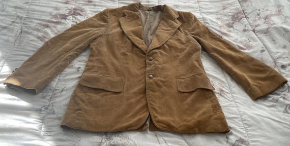 Vintage Michael Scott men’s corduroy mustard tan … - image 5