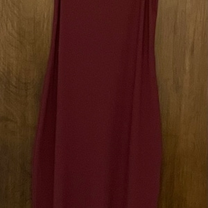 Vintage Alice Maloof Saks Fifth Avenue beige cream underdress slip maxi dress, size M