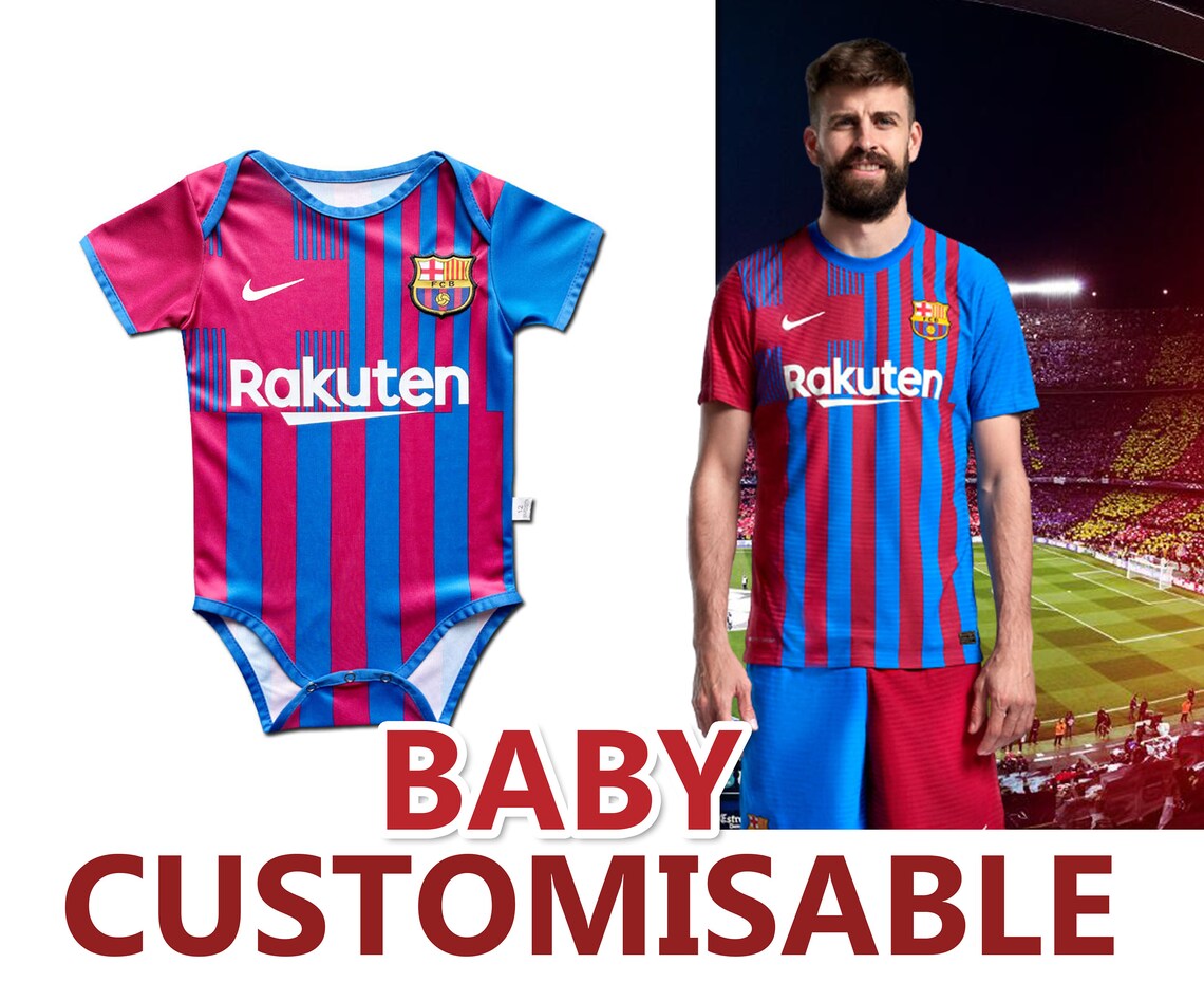 FC Barcelona Baby Todler jersey Home Soccer Football Jersey | Etsy