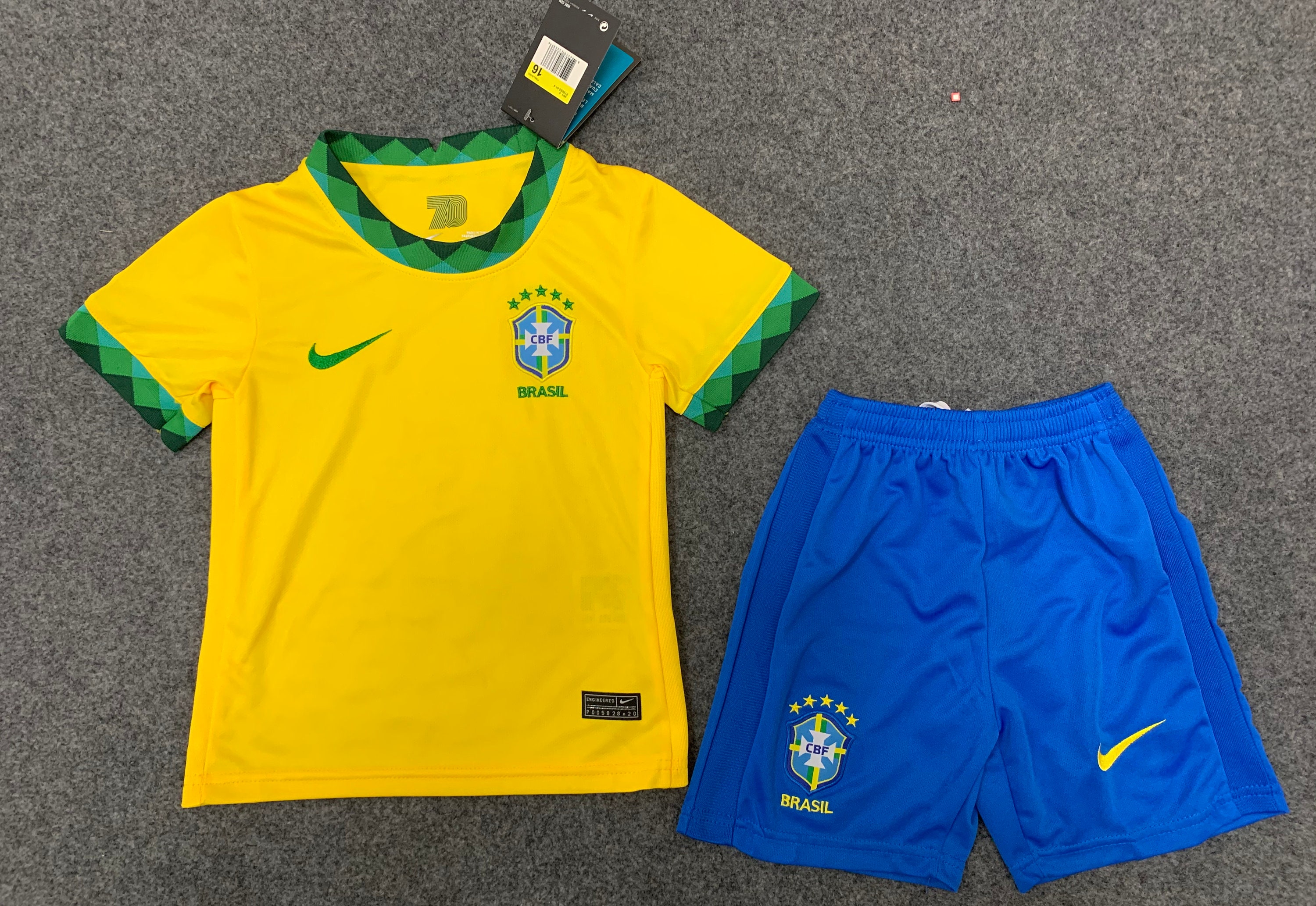 Brazil jersey Kids kit 2021 Soccer Football Neymar Ronaldo Etsy